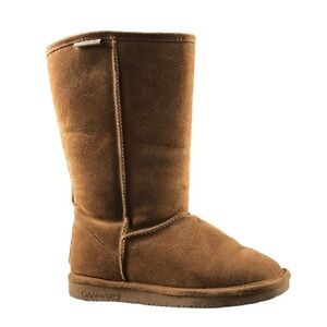 Bearpaw Cloud II Wool Lined Tall Cozy Boots Sheepskin Suede Nuckbuck